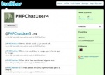 PHPChatUser4 Updated Twitter Page